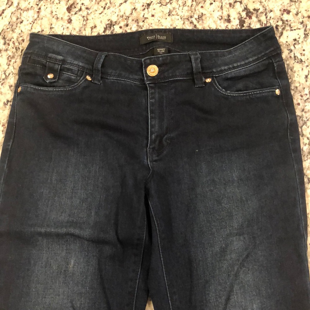 White House Black Market Skinny Flare jeans